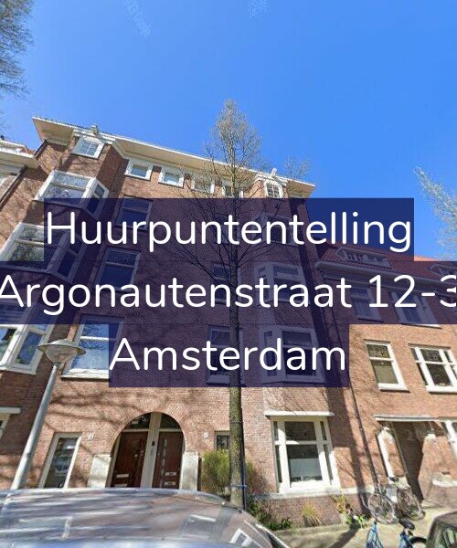 Foto gevel Huurpuntentelling voor Argonautenstraat 12-3, Amsterdam