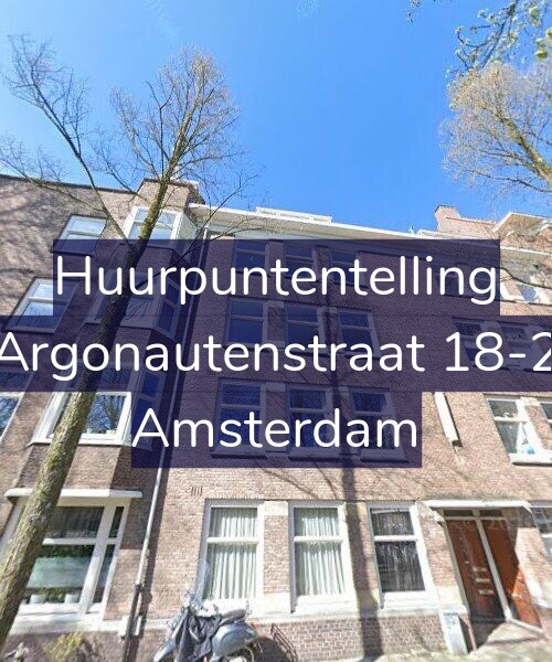 Foto gevel Huurpuntentelling voor Argonautenstraat 18-2, Amsterdam