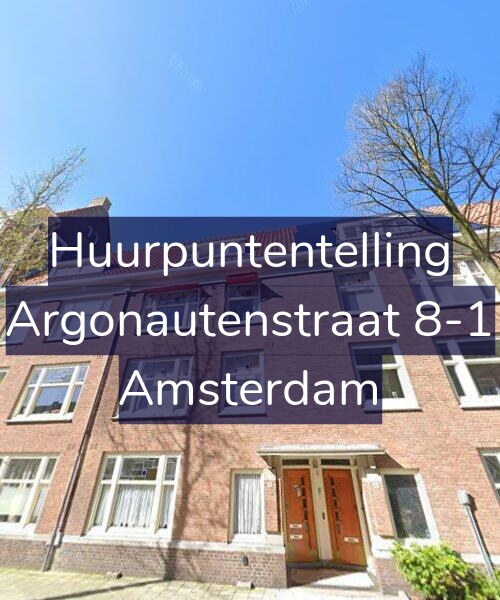Foto gevel Huurpuntentelling voor Argonautenstraat 8-1, Amsterdam