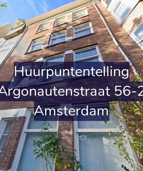 Foto gevel Huurpuntentelling voor Argonautenstraat 56-2, Amsterdam