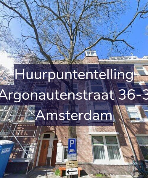 Foto gevel Huurpuntentelling voor Argonautenstraat 36-3, Amsterdam