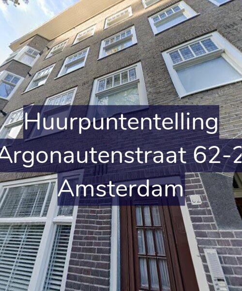 Foto gevel Huurpuntentelling voor Argonautenstraat 62-2, Amsterdam