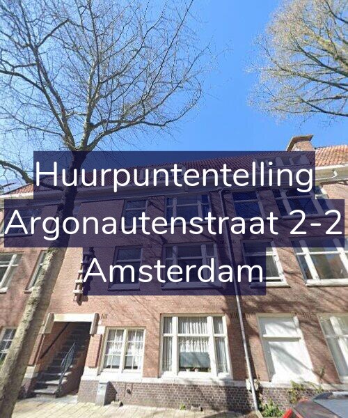 Foto gevel Huurpuntentelling voor Argonautenstraat 2-2, Amsterdam