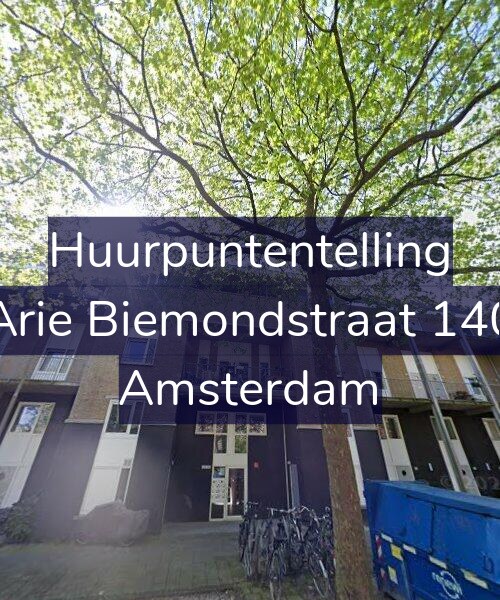 Foto gevel Huurpuntentelling voor Arie Biemondstraat 140, Amsterdam