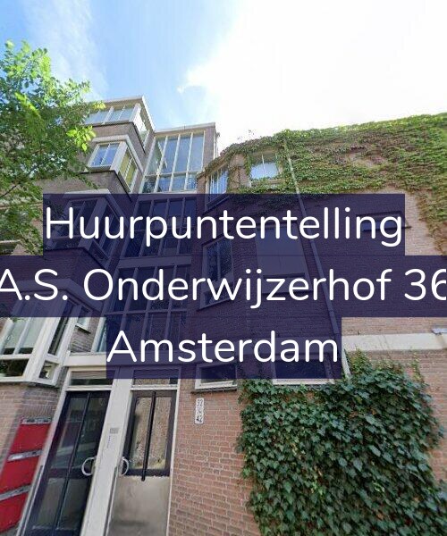 Foto gevel Huurpuntentelling voor A.S. Onderwijzerhof 36, Amsterdam