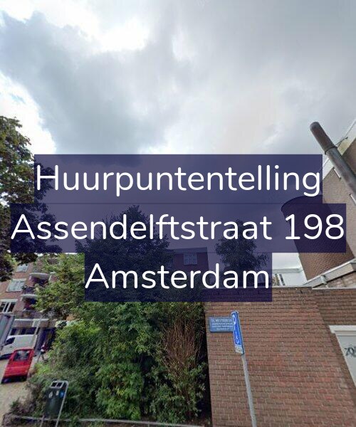 Foto gevel Huurpuntentelling voor Assendelftstraat 198, Amsterdam
