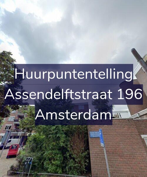 Foto gevel Huurpuntentelling voor Assendelftstraat 196, Amsterdam