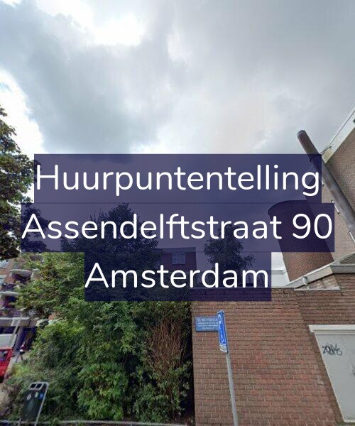 Foto gevel Huurpuntentelling voor Assendelftstraat 90, Amsterdam