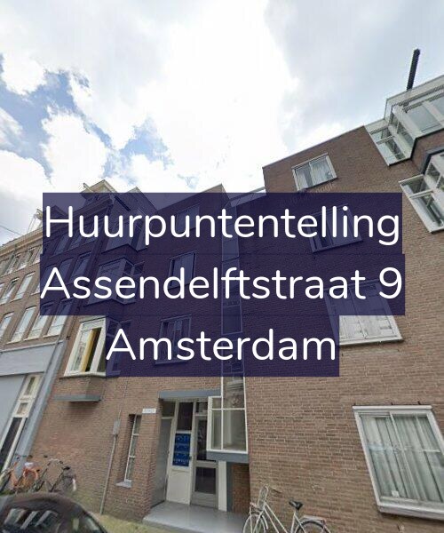 Foto gevel Huurpuntentelling voor Assendelftstraat 9, Amsterdam
