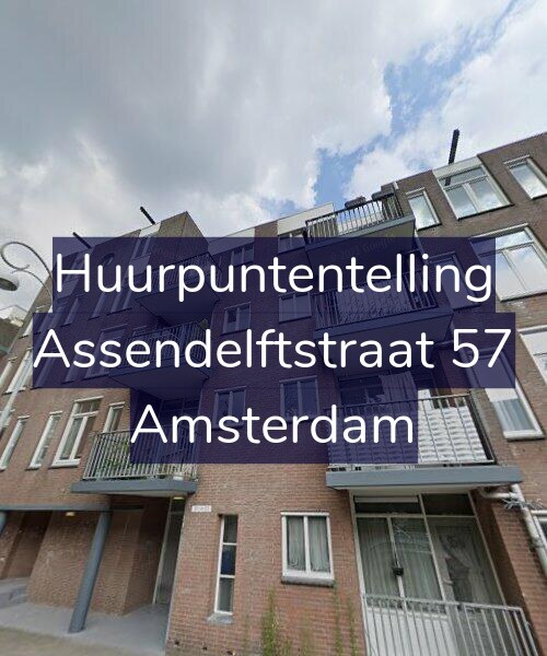 Foto gevel Huurpuntentelling voor Assendelftstraat 57, Amsterdam