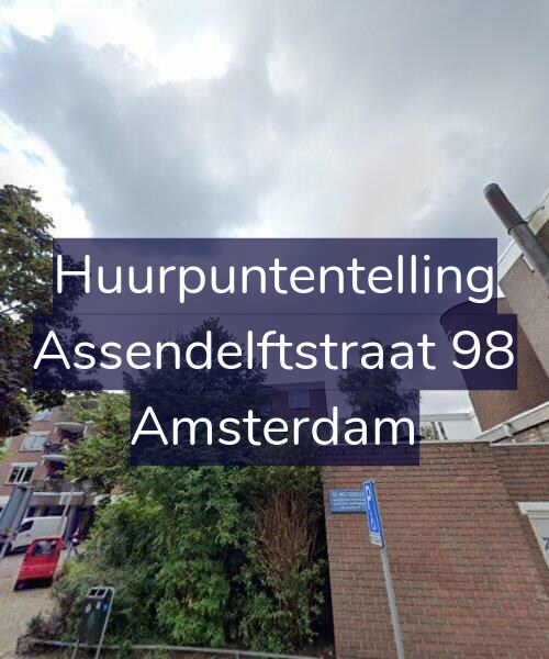 Foto gevel Huurpuntentelling voor Assendelftstraat 98, Amsterdam