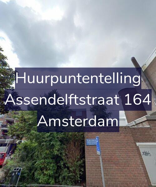 Foto gevel Huurpuntentelling voor Assendelftstraat 164, Amsterdam