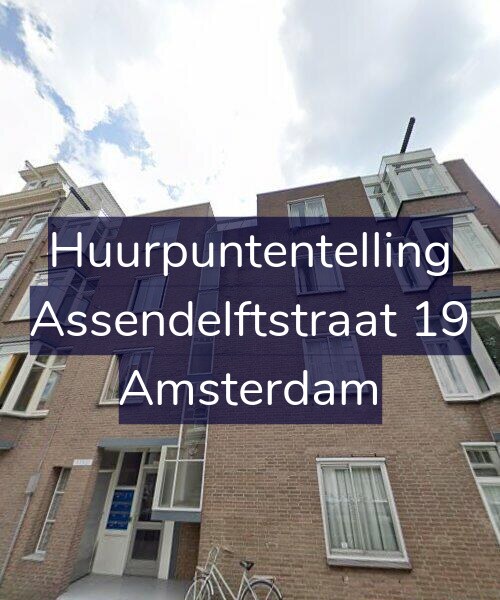 Foto gevel Huurpuntentelling voor Assendelftstraat 19, Amsterdam