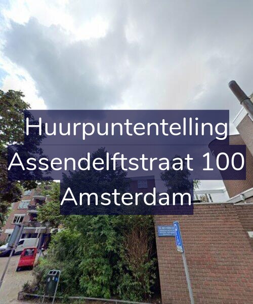 Foto gevel Huurpuntentelling voor Assendelftstraat 100, Amsterdam