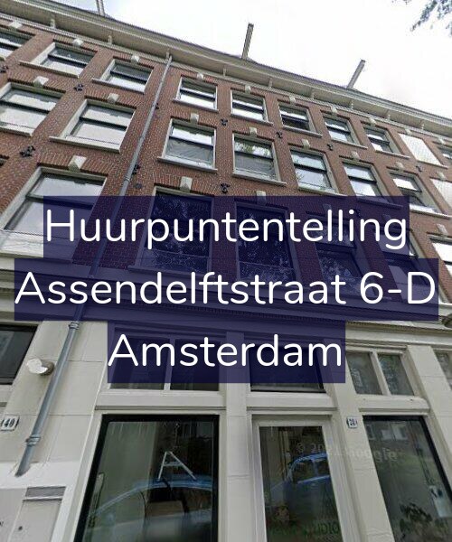Foto gevel Huurpuntentelling voor Assendelftstraat 6-D, Amsterdam