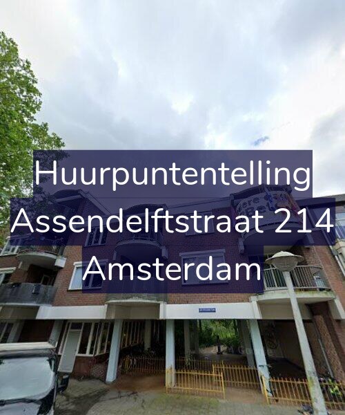 Foto gevel Huurpuntentelling voor Assendelftstraat 214, Amsterdam