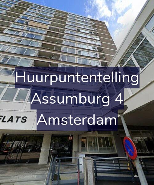 Foto gevel Huurpuntentelling voor Assumburg 4, Amsterdam