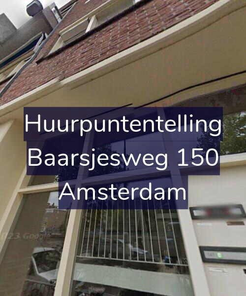 Foto gevel Huurpuntentelling voor Baarsjesweg 150, Amsterdam