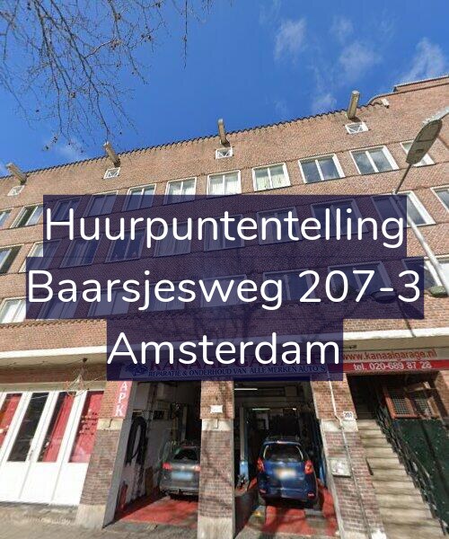 Foto gevel Huurpuntentelling voor Baarsjesweg 207-3, Amsterdam