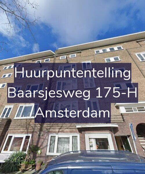 Foto gevel Huurpuntentelling voor Baarsjesweg 175-H, Amsterdam