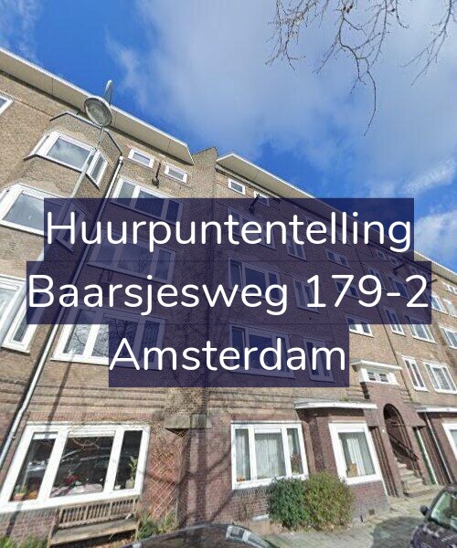 Foto gevel Huurpuntentelling voor Baarsjesweg 179-2, Amsterdam