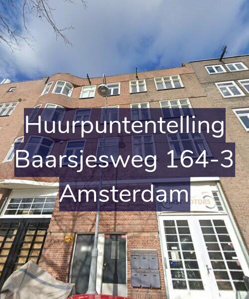 Foto gevel Huurpuntentelling voor Baarsjesweg 164-3, Amsterdam