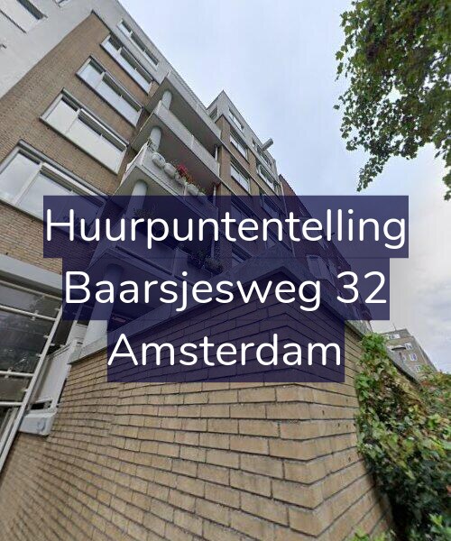 Foto gevel Huurpuntentelling voor Baarsjesweg 32, Amsterdam