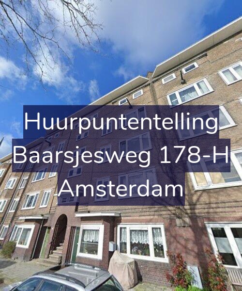 Foto gevel Huurpuntentelling voor Baarsjesweg 178-H, Amsterdam