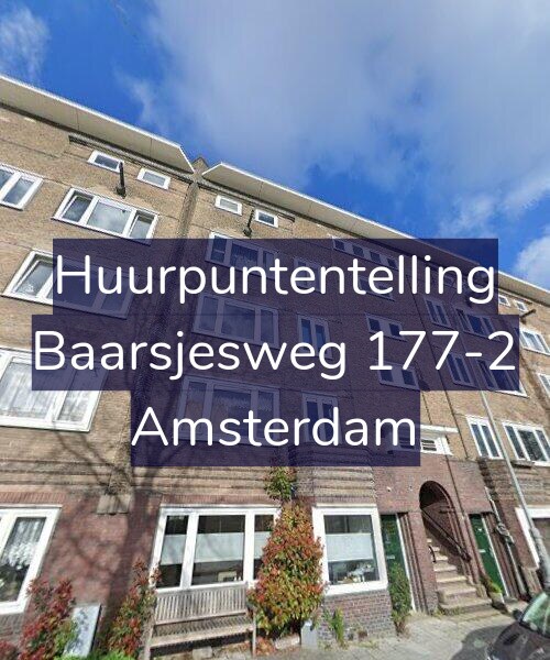 Foto gevel Huurpuntentelling voor Baarsjesweg 177-2, Amsterdam