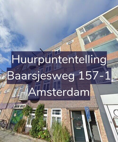 Foto gevel Huurpuntentelling voor Baarsjesweg 157-1, Amsterdam
