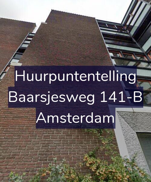 Foto gevel Huurpuntentelling voor Baarsjesweg 141-B, Amsterdam