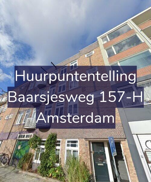 Foto gevel Huurpuntentelling voor Baarsjesweg 157-H, Amsterdam