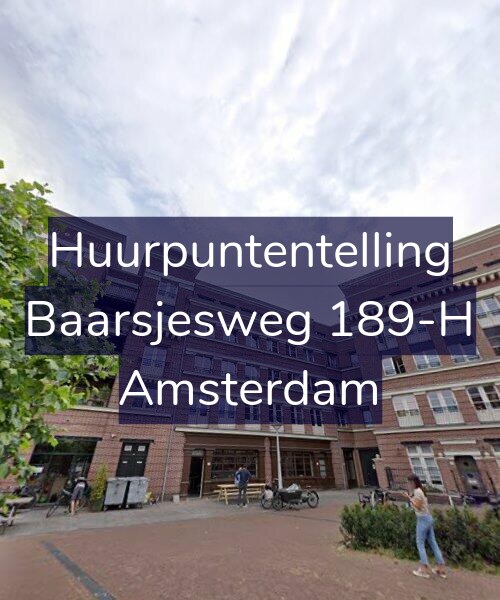 Foto gevel Huurpuntentelling voor Baarsjesweg 189-H, Amsterdam