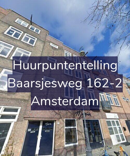 Foto gevel Huurpuntentelling voor Baarsjesweg 162-2, Amsterdam