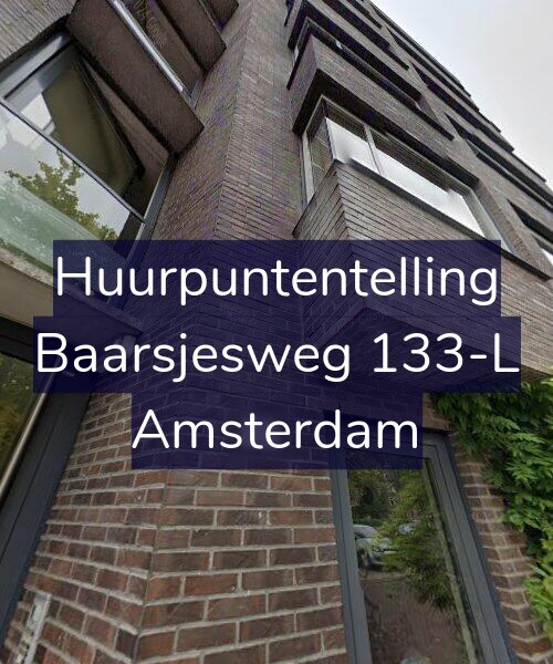 Foto gevel Huurpuntentelling voor Baarsjesweg 133-L, Amsterdam