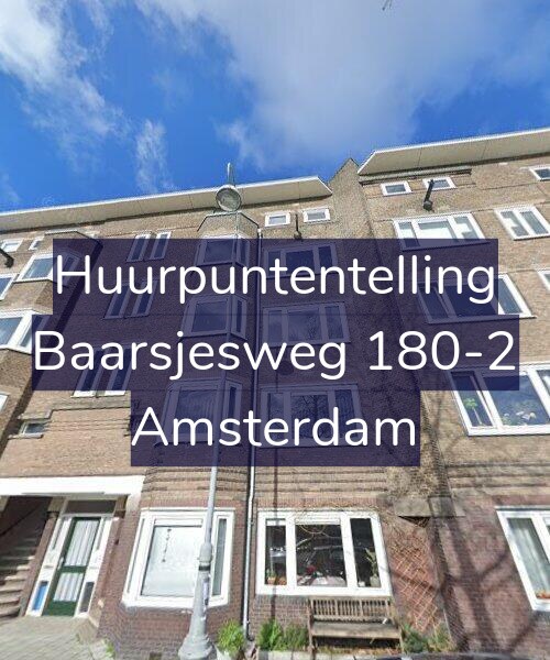Foto gevel Huurpuntentelling voor Baarsjesweg 180-2, Amsterdam
