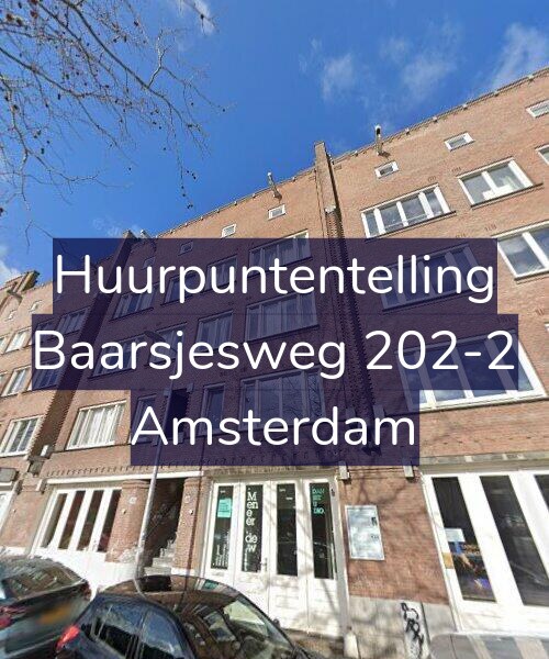 Foto gevel Huurpuntentelling voor Baarsjesweg 202-2, Amsterdam
