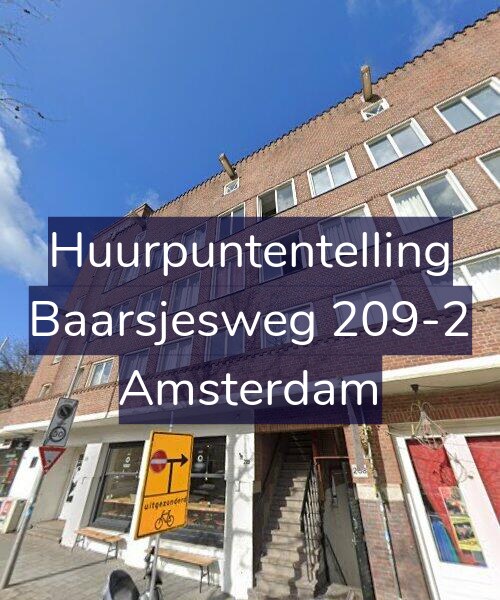 Foto gevel Huurpuntentelling voor Baarsjesweg 209-2, Amsterdam