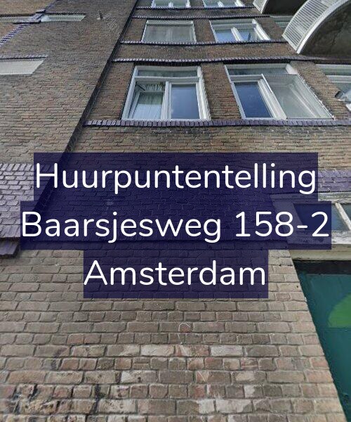 Foto gevel Huurpuntentelling voor Baarsjesweg 158-2, Amsterdam