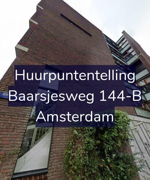Foto gevel Huurpuntentelling voor Baarsjesweg 144-B, Amsterdam