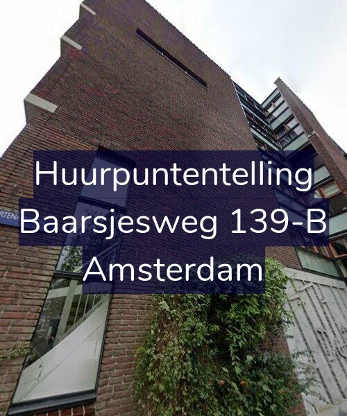 Foto gevel Huurpuntentelling voor Baarsjesweg 139-B, Amsterdam