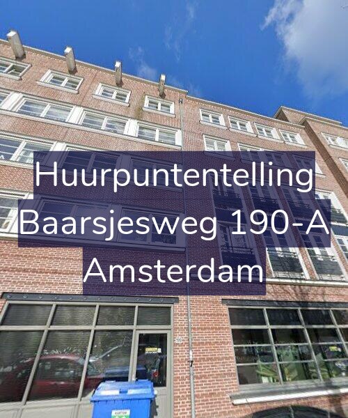 Foto gevel Huurpuntentelling voor Baarsjesweg 190-A, Amsterdam