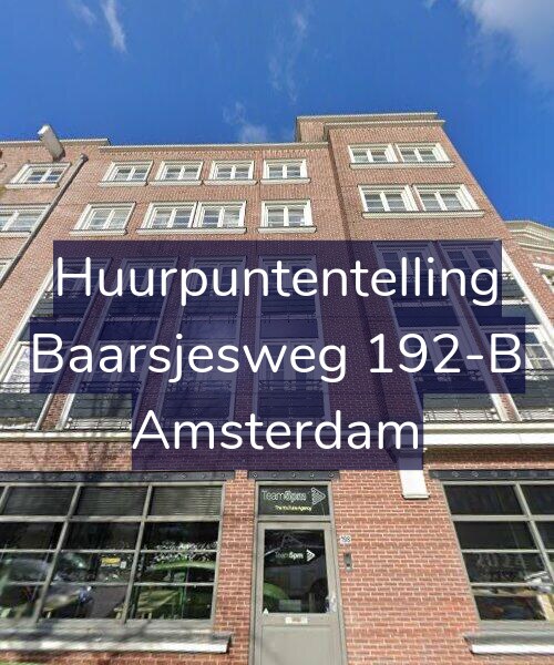 Foto gevel Huurpuntentelling voor Baarsjesweg 192-B, Amsterdam