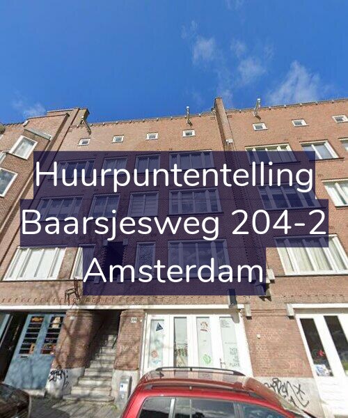 Foto gevel Huurpuntentelling voor Baarsjesweg 204-2, Amsterdam