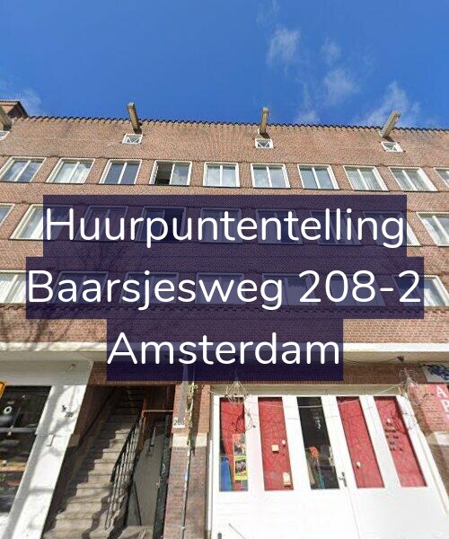 Foto gevel Huurpuntentelling voor Baarsjesweg 208-2, Amsterdam