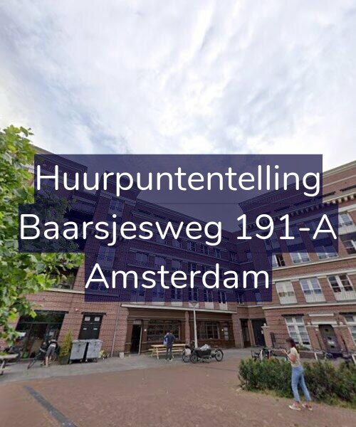 Foto gevel Huurpuntentelling voor Baarsjesweg 191-A, Amsterdam