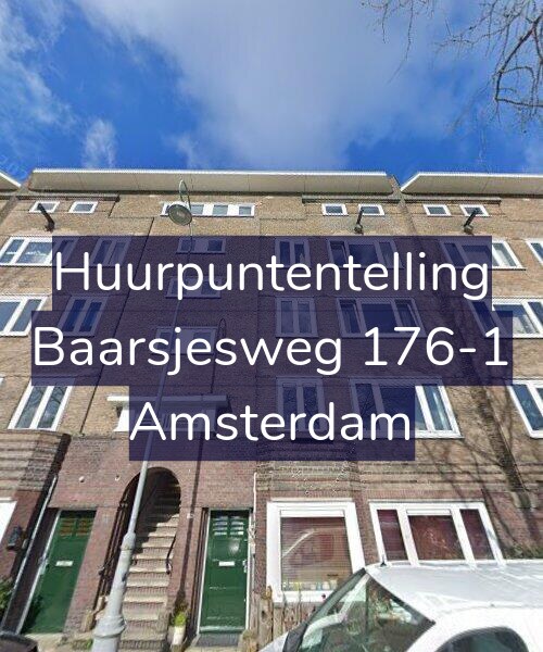 Foto gevel Huurpuntentelling voor Baarsjesweg 176-1, Amsterdam