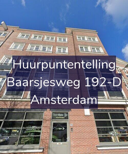 Foto gevel Huurpuntentelling voor Baarsjesweg 192-D, Amsterdam