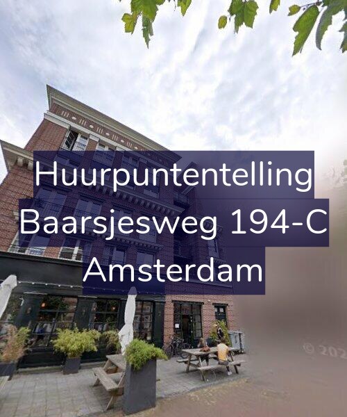Foto gevel Huurpuntentelling voor Baarsjesweg 194-C, Amsterdam