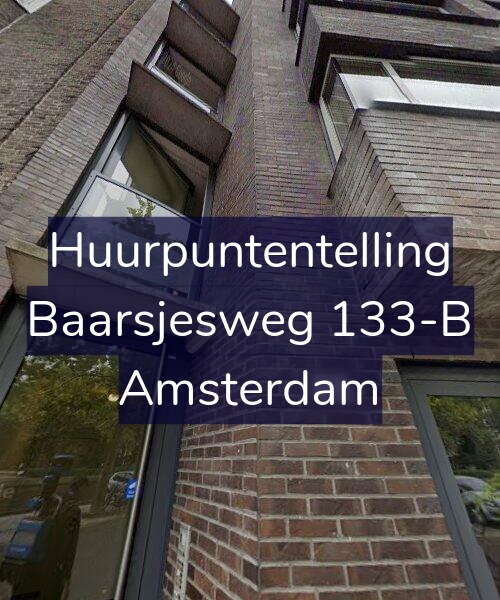 Foto gevel Huurpuntentelling voor Baarsjesweg 133-B, Amsterdam
